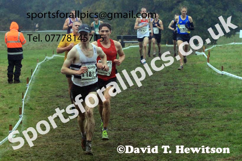 Senior Mens 2023 National Cross Country Relays, Berry Hill Park, Mansfield.  Photo: David T. Hewitson/Sports for All Pics